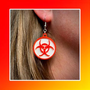 Biohazard Earrings