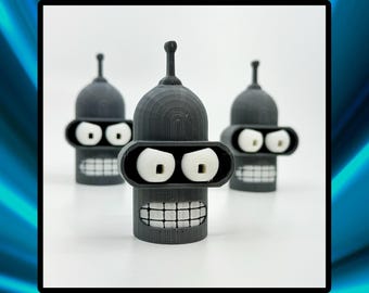 Futurama-magneet - Bender 3D-geprinte koelkastmagneet | Geekcadeau - Blackjack en hoeren niet inbegrepen