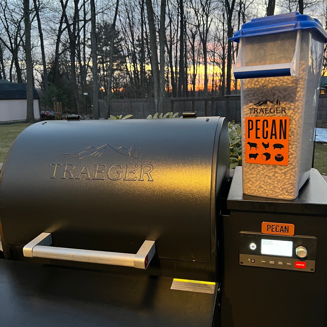 Traeger most Popular 5pack Pellet Labels and Hopper Etsy
