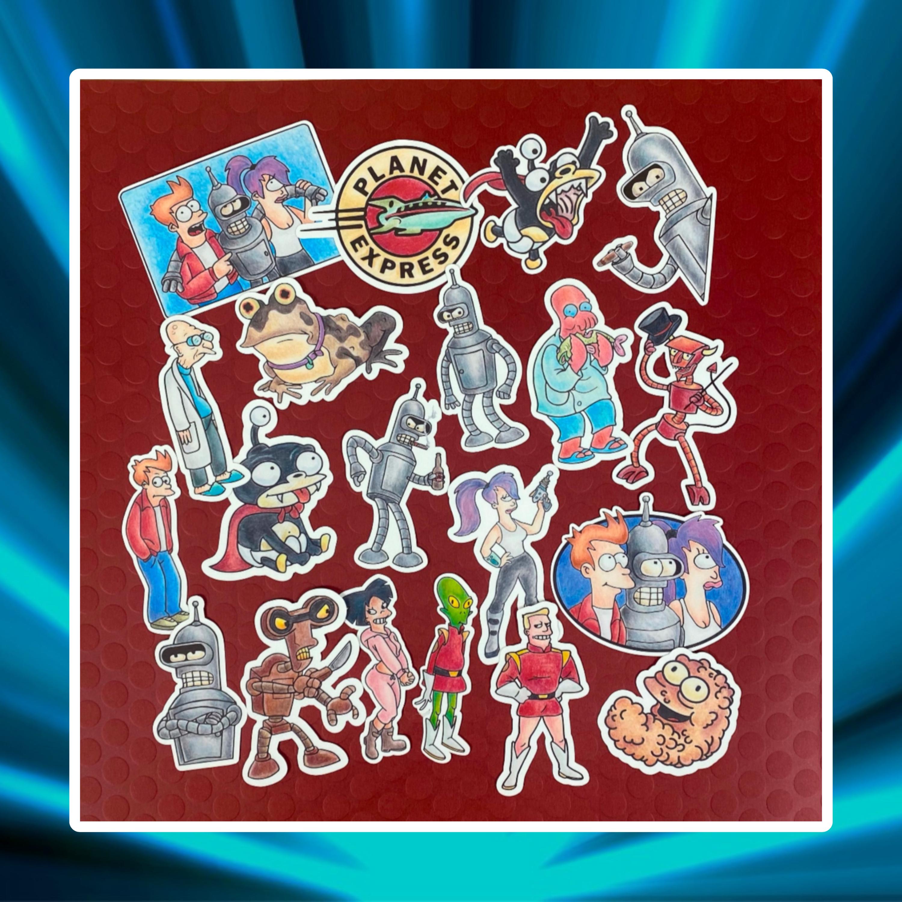 Stickers Futurama Pour Personnaliser Votre Pincab Ou Flipper – Fabriqué En France