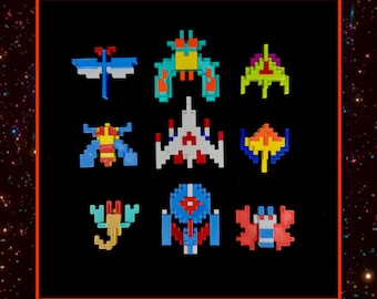 Magneti Galaxy Swarm a 8 bit: ispirati al retro arcade Galaga