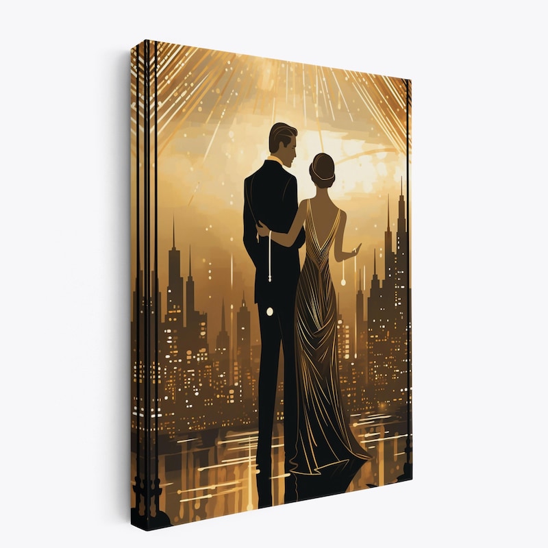Art Deco Couple - Etsy UK
