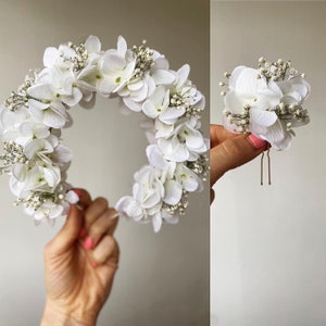 Flower Crown/ Flower Headband/ Miranda Kerr Style/Headband/ Baby Shower Party/ Wedding Party/ Bridal Party/ Hair Accessory/ Bohemian Style/