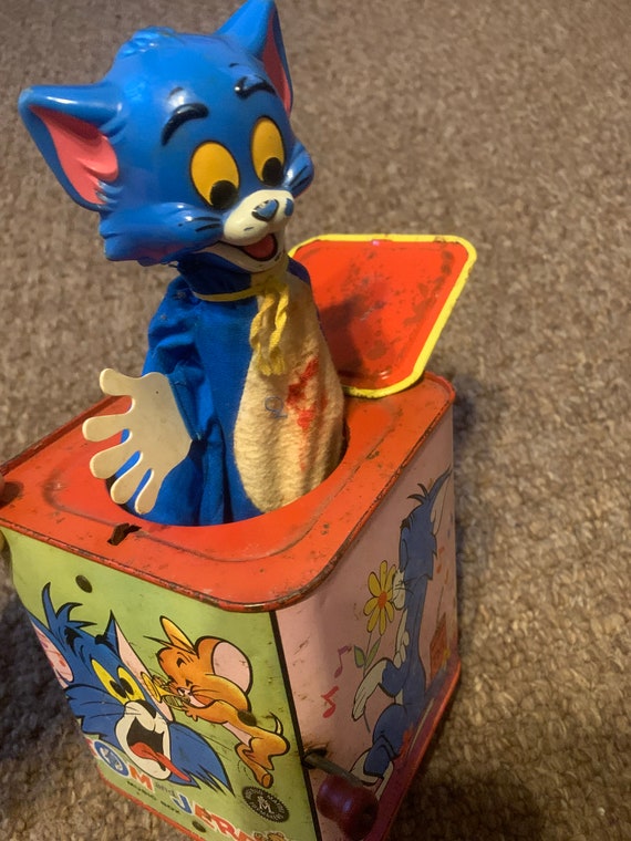 Vintage Tom and Jerry Jack in the Box Etsy UK