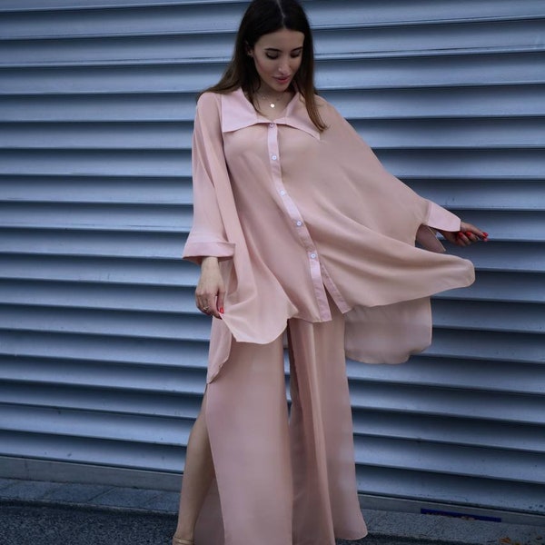 Oversized Pant Suit Etsy