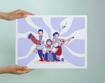 Affiche A3 - Musiciens