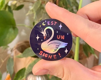 Sticker - Un cygne ou un signe ?