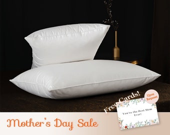 600 Loft European White Down Pillow | Annecy Pillows | Best Budget White Down Pillows | 1 pillow | Discount on Set of 2