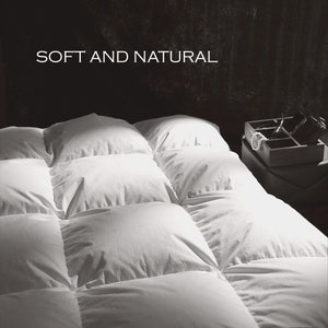 950 Loft Polish White Goose Down Comforter | Top Quality Fluffy Comforter | All Season Winter | Twin Double Queen King Xking Comforter