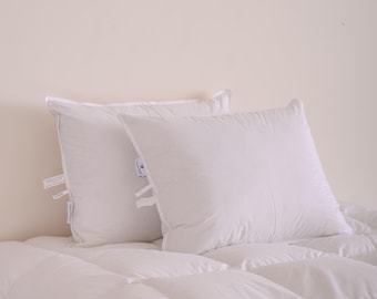 Almohada de plumón blanco europeo de 650 pulgadas / Ropa de cama de lujo de calidad hotelera