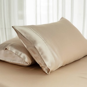 100% Mulberry Silk Pillowcase | 22 Momme Silk | Hair &Skin Care | Natural Soft | Pure Elegance Pillowcases