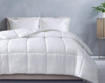 Edredón de lana / Relleno 100 % lana Aplaca / Ultracálido / Hipoalergénico / Ecológico / Ropa de cama de lujo