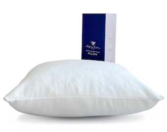 Almohada icónica de espuma viscoelástica / Relleno de microespuma personalizable / Funda extraíble / Firmeza ajustable / Almohada de confort personalizada