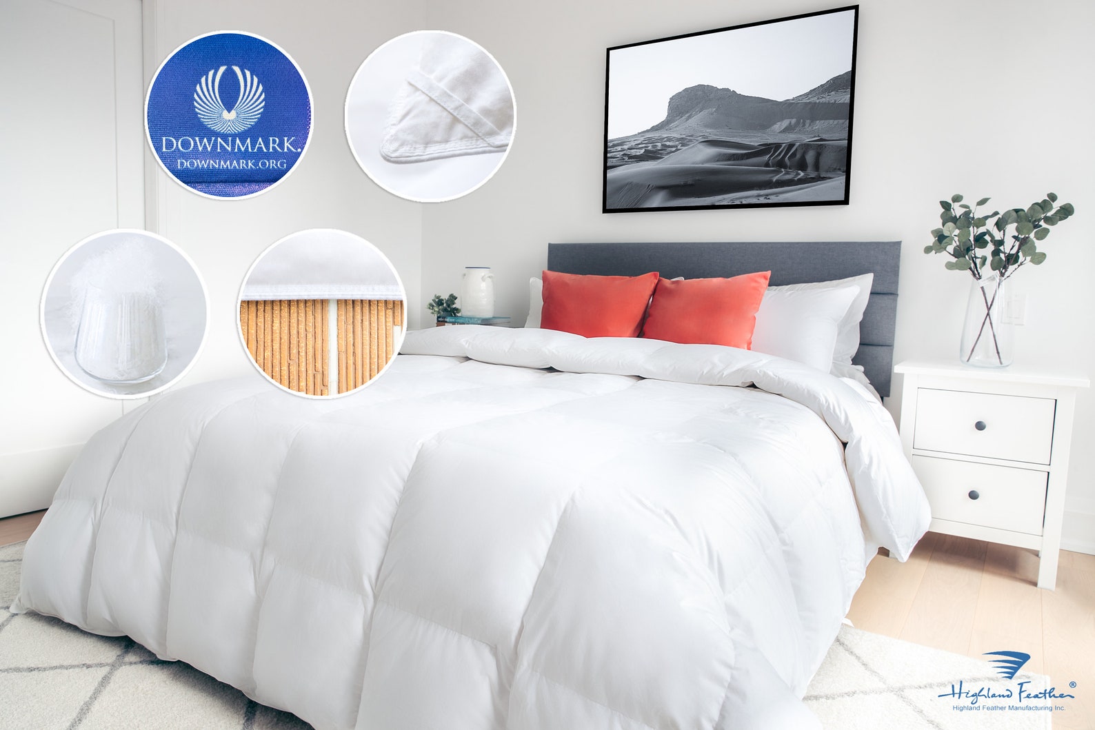 Dual Warmth Down Comforter Smartcare for Couples Hungarian Etsy