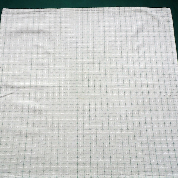 Vintage indian cotton tablecloth, check tablecloth, picnic tablecloth, indian cotton