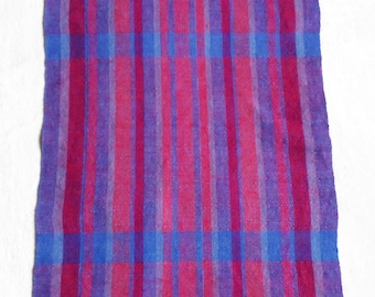 Vintage Swedish woven Linen Table Runner, Scandinavian Striped Design, 1970s, Retro Table Topper, Minimalist Home Decor, Boho Linen Runner