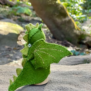 Dragon and Dinosaur Digital Clothes Pattern for Steiner Inspired Peg Dolls, Kai Dragon/Dinosaur Family