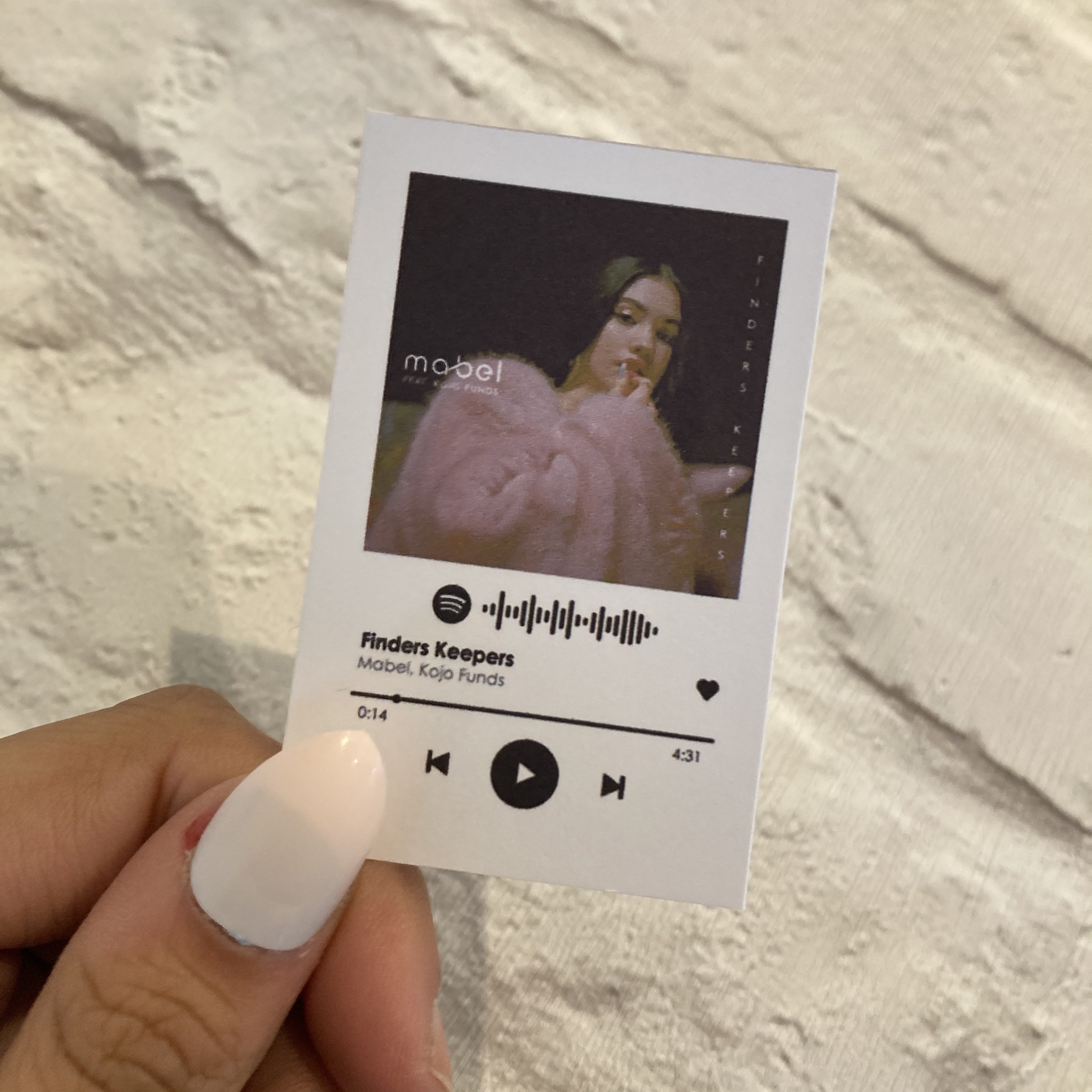 Custom Spotify Sticker Song Sticker Now Playing Plaque Etsy UK