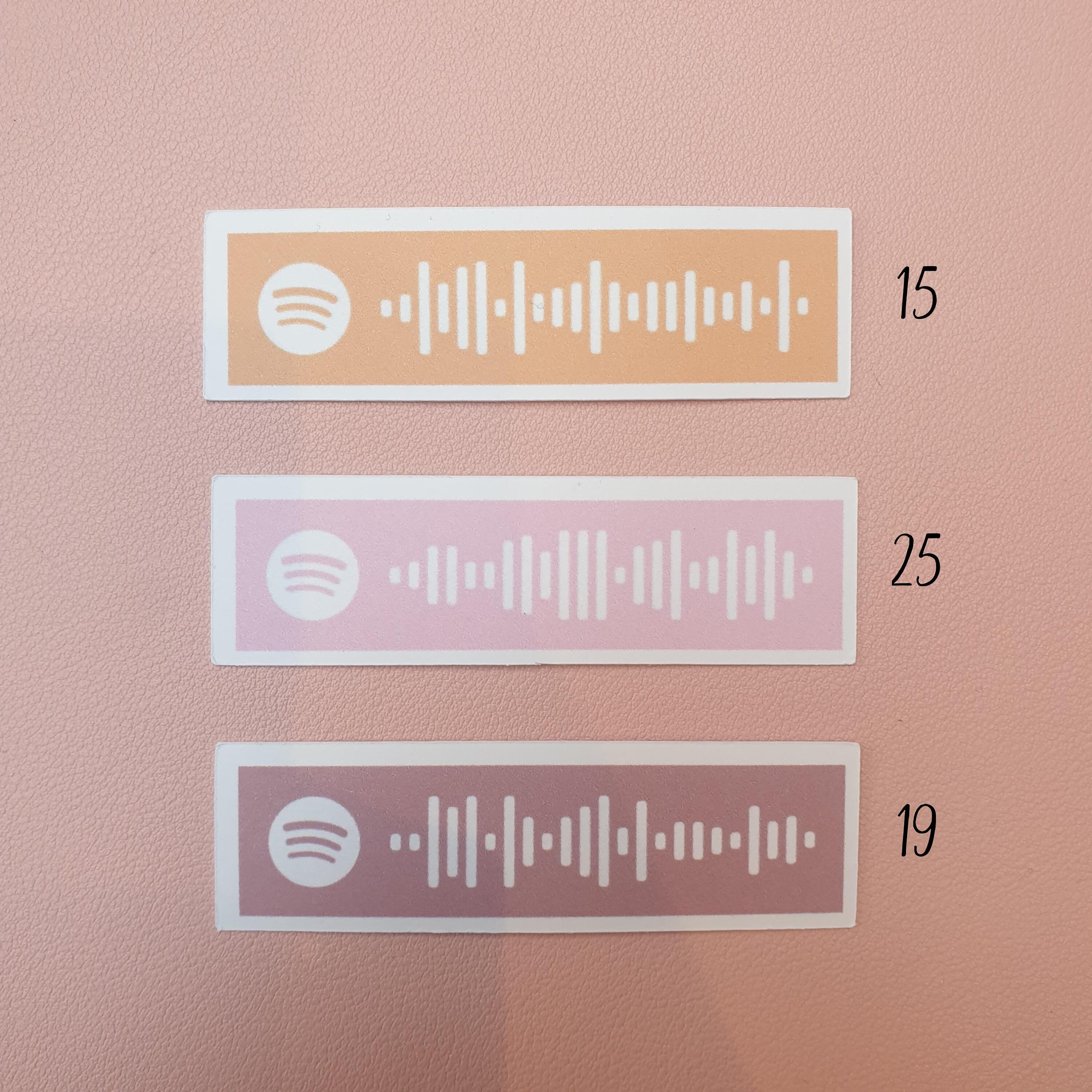 Customizable Spotify Code Sticker Spotify Sticker Music Etsy UK