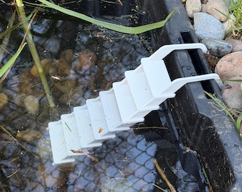 Escalera para estanque de ranas