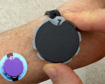 Contador de pieles con pulsera para trabajos de nariz canina (NACSW, USCSS, AKC, etc.)
