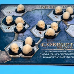 Skulls — Tokens Upgrade for Lords of Waterdeep — Scoundrels of Skullport, Spirit Island, etc