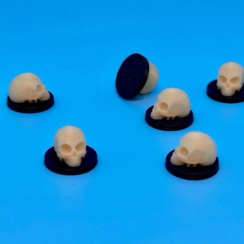 Skulls Tokens Upgrade for Lords of Waterdeep Scoundrels of Skullport, Spirit Island, etc image 2