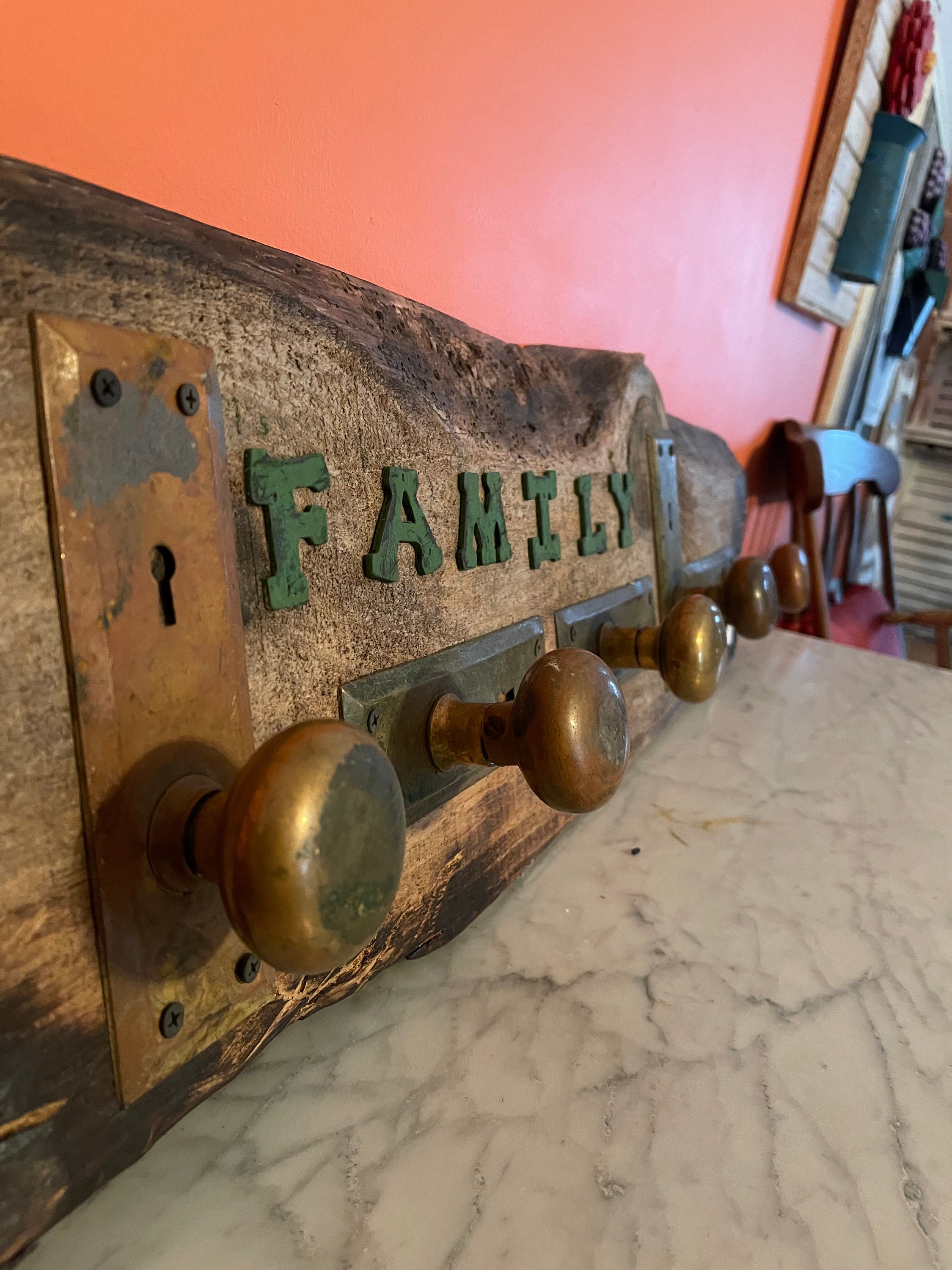 Door knob coat hanger Etsy