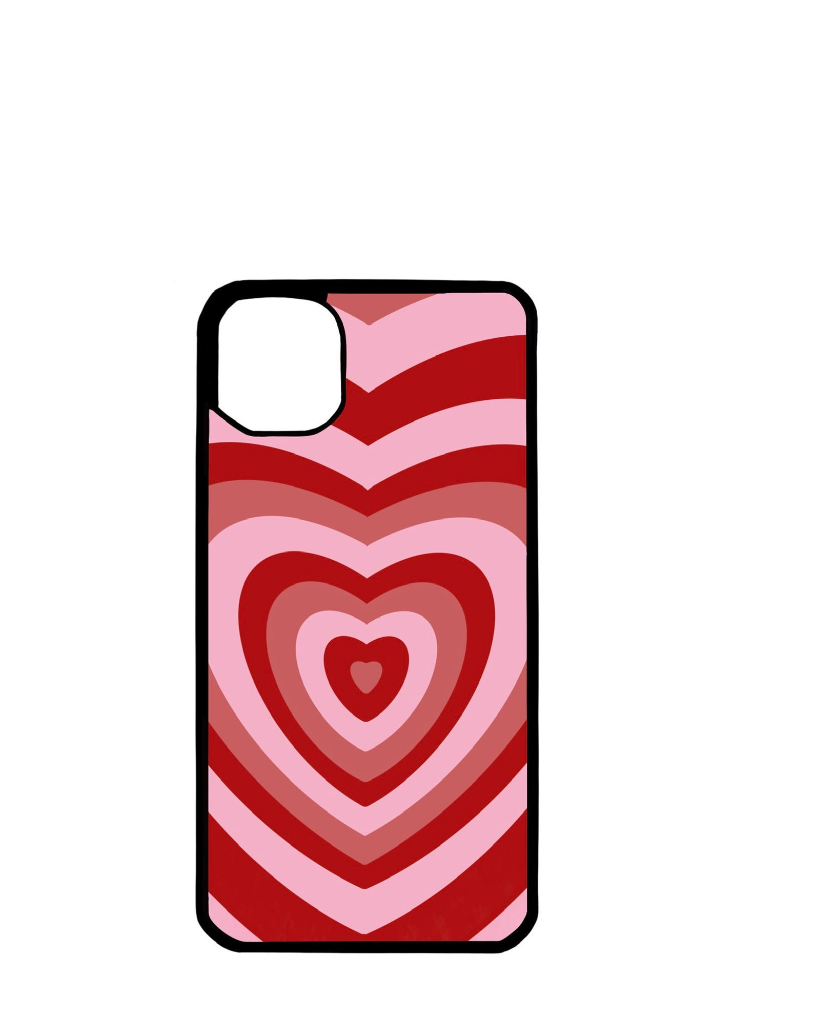 Red heart Phone Case iPhone 12 Pro Max iPhone 12 Pro Etsy