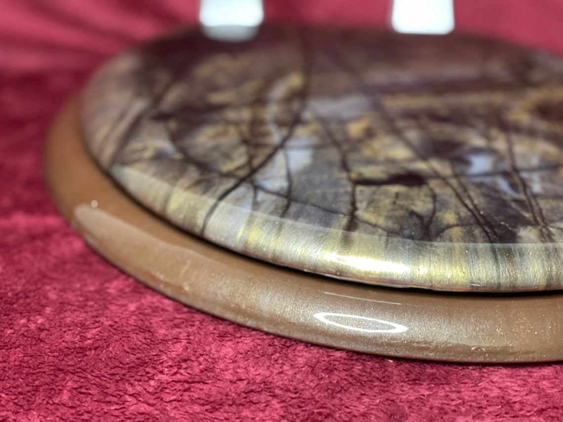 Round Abstract Epoxy Resin Toilet Seat Etsy UK