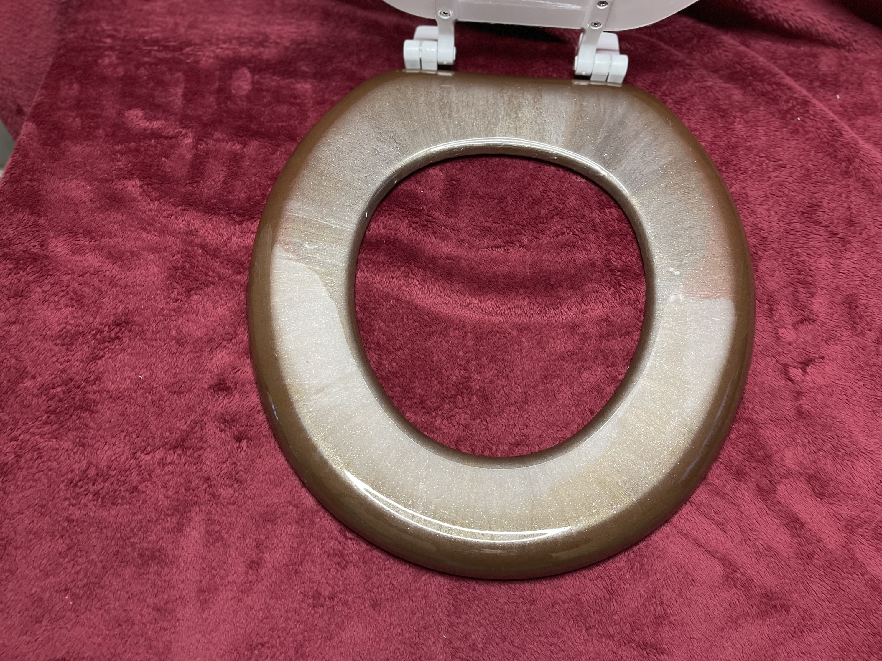 Round Abstract Epoxy Resin Toilet Seat Etsy UK