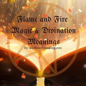 Flame Divination PDF Workbook: Unlock the Magic of Candle Flame, Smoke & wax divination