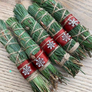 Pine & Rosemary Smudge Stick: Foraged Cleansing Wand