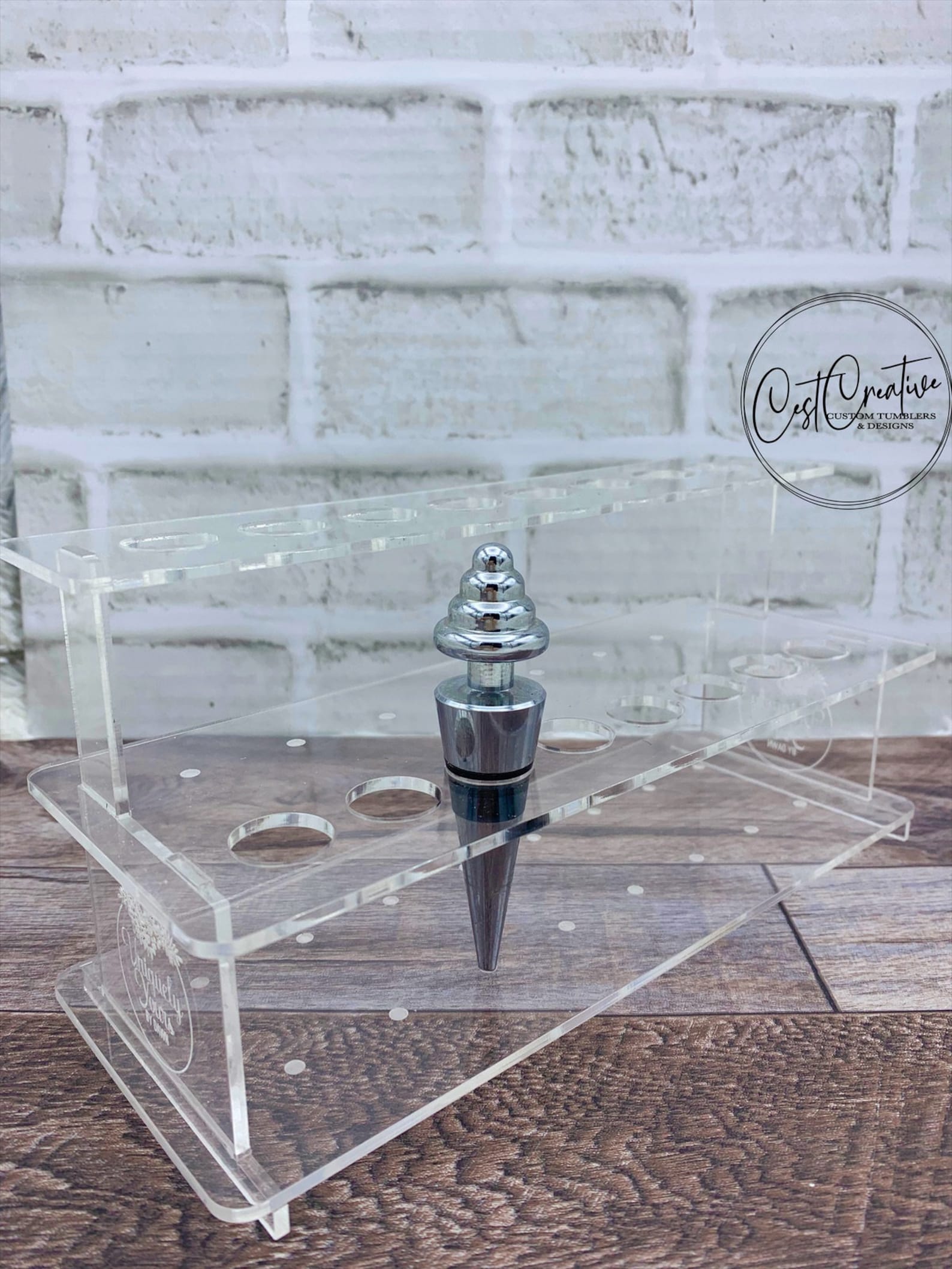 Wine Bottle Stopper Display Stand Etsy
