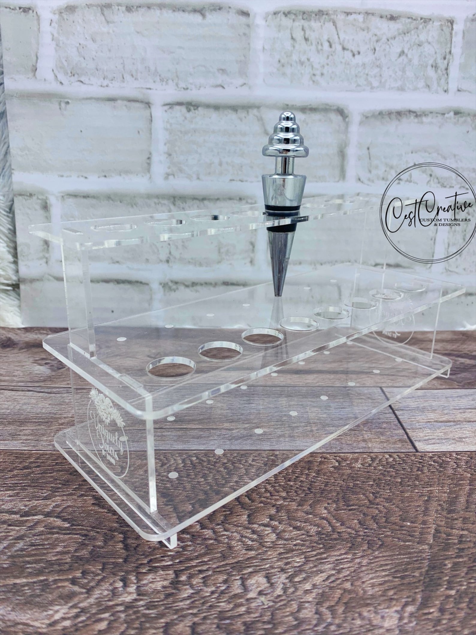 Wine Bottle Stopper Display Stand - Etsy