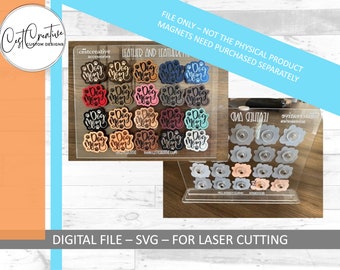 Market Display Sign - FILE FOR LASER