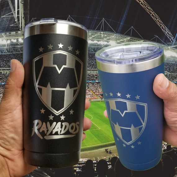 Chivas Rayadas Laser Engraved Tumbler Vaso Termico grabado