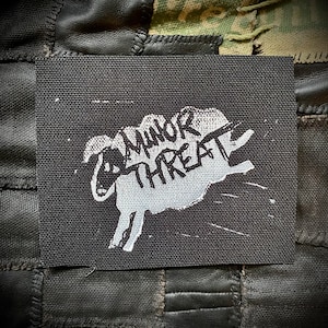 Minor Threat Linocut Patch
