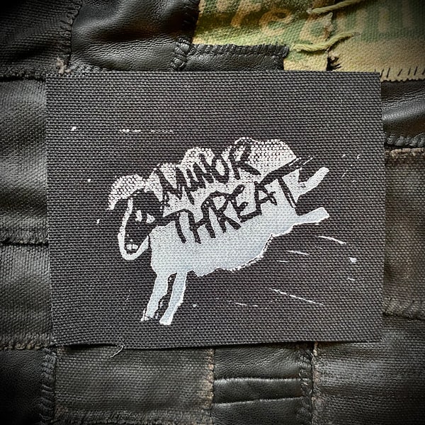 Minor Threat Linocut Patch