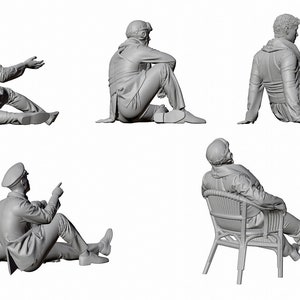 RAF WWII The Few En attendant la prochaine sortie Ensemble de 5 figurines image 6