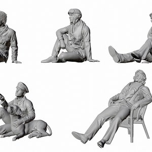 RAF WWII The Few En attendant la prochaine sortie Ensemble de 5 figurines image 8