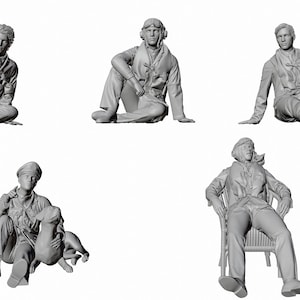 RAF WWII The Few En attendant la prochaine sortie Ensemble de 5 figurines image 4