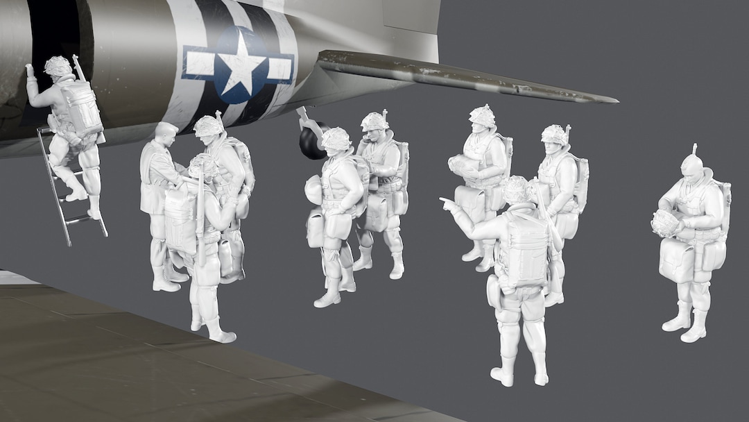 Threezero WW2 U.S. AIRBORNE PARATROOPER & NAVY SEAL TEAM Threezero WW2 U.S. AIRBORNE PARATROOPER & NAVY SEAL TEAM