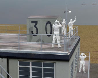 WWII RAF - Control Tower - Set 2 - 5 Figure Set