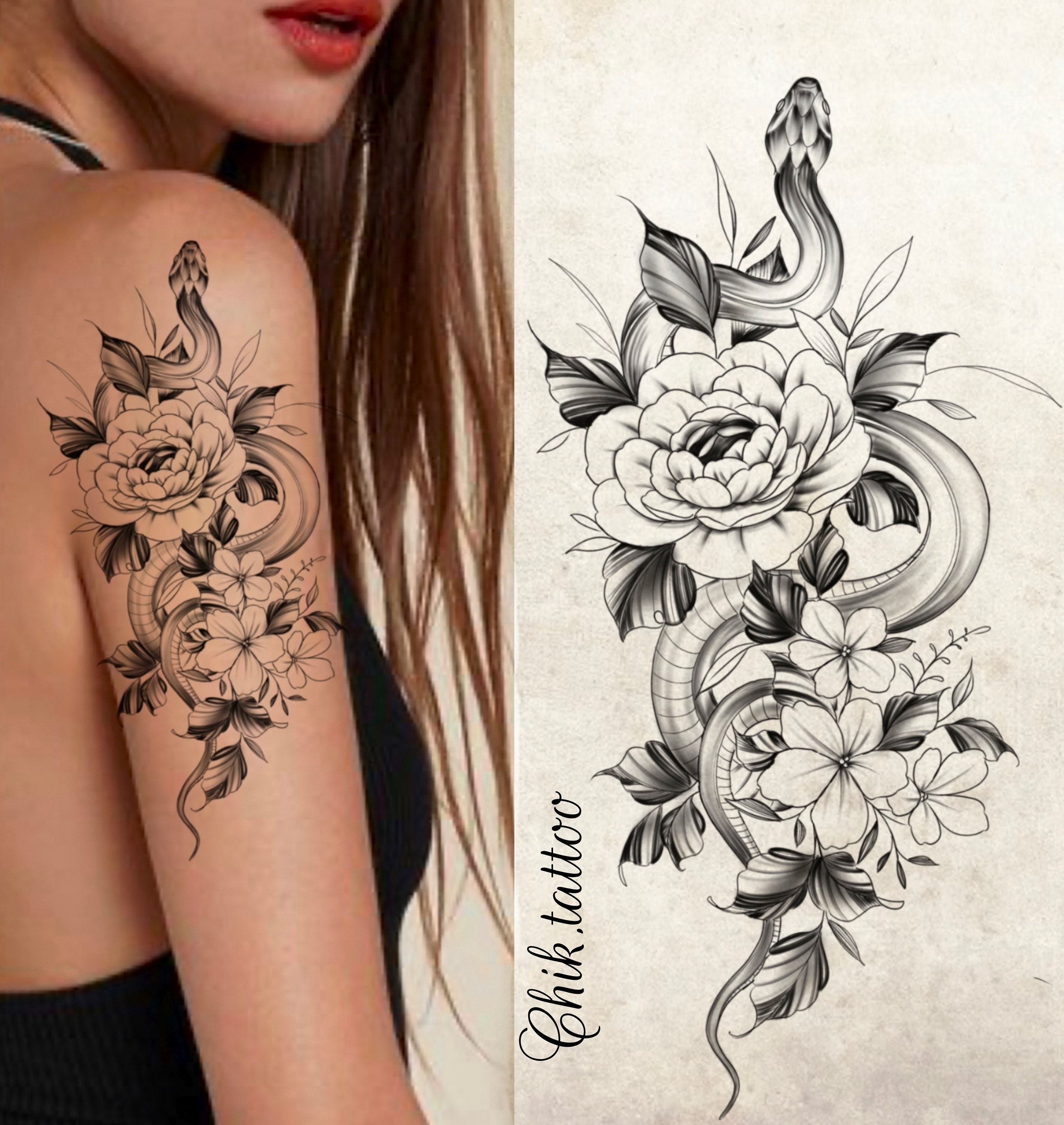 The Peoples Ink - A special feminine floral piece for the... | Facebook