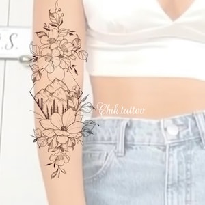 Tattoo montagne