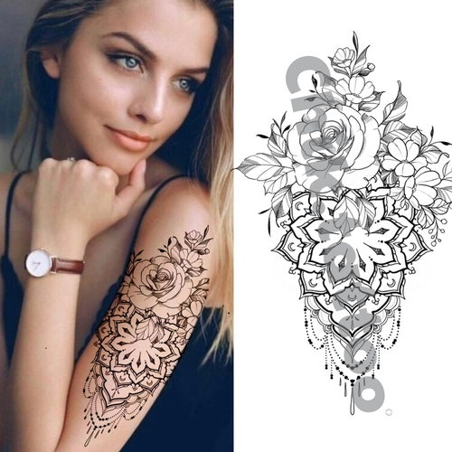 Tattoo Mandala - Etsy Tattoo Mandala - Etsy
