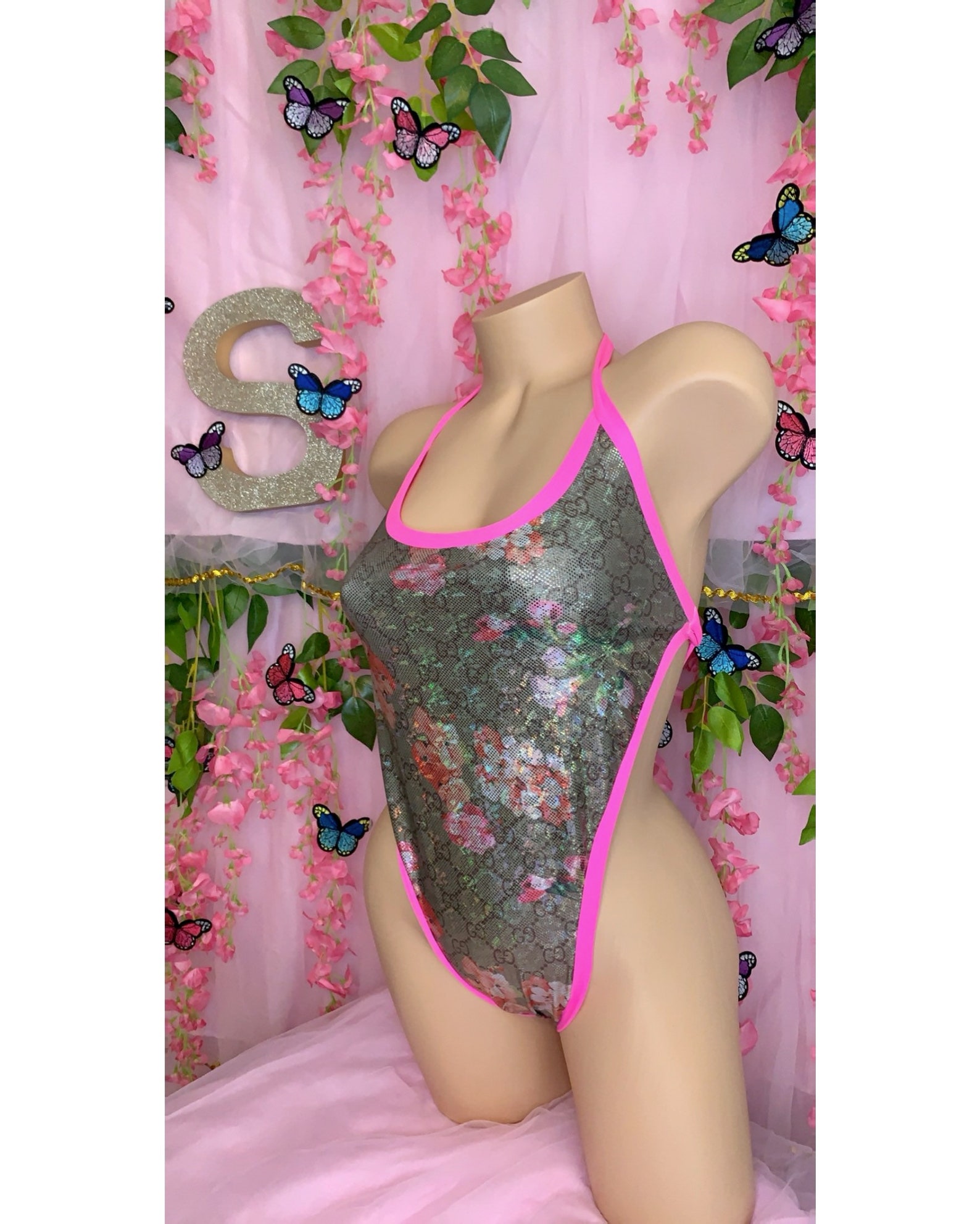 Exotic Dancewear one piece set Etsy