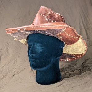 Cappello da cowboy in pelle di scarto