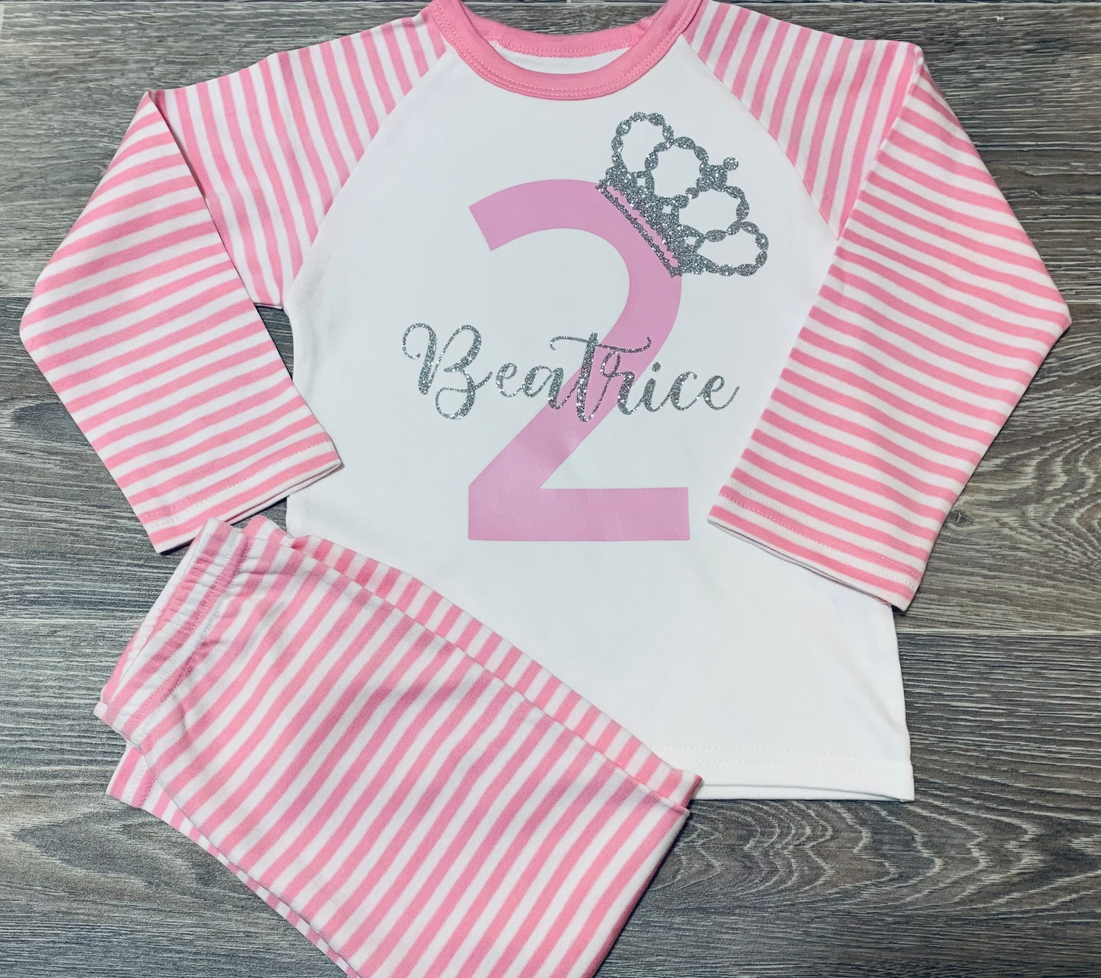 Personalised pjs Kids birthday Pjs Birthday pyjamas Etsy